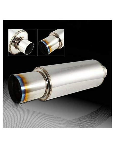 Silenciador Universal S SIZVER 4" Acero Inoxidable Resonador