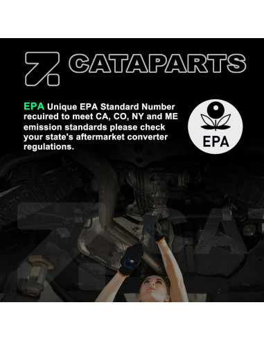 Convertidor Catalítico ZCATAPARTS 1.8L para Toyota Corolla 09-13