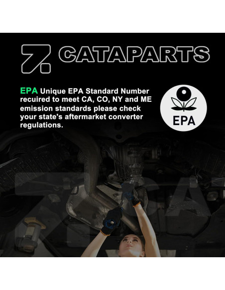 Convertidor Catalítico ZCATAPARTS 1.8L para Toyota Corolla 09-13