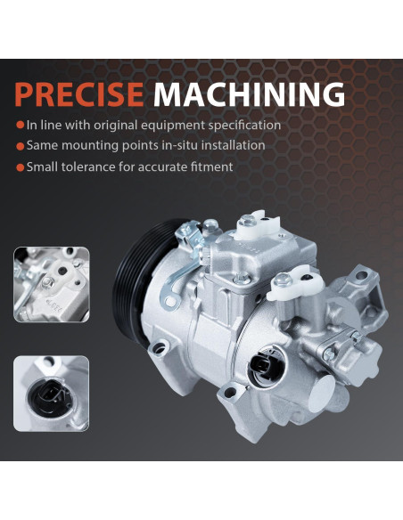 Compresor de Aire Acondicionado Nicinver 52000072 para Toyota