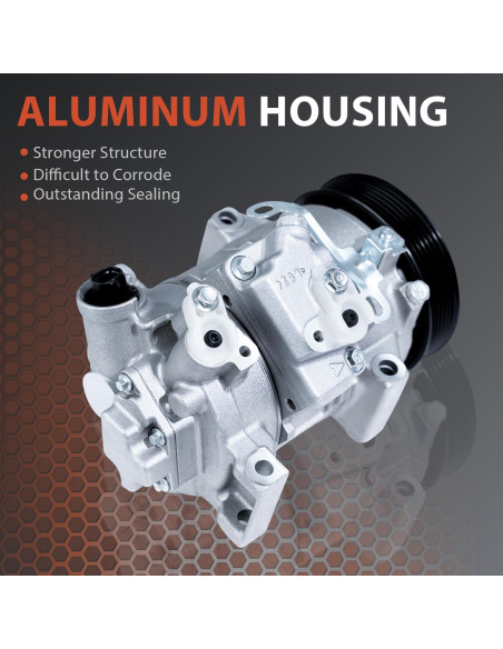 Compresor de Aire Acondicionado Nicinver 52000072 para Toyota