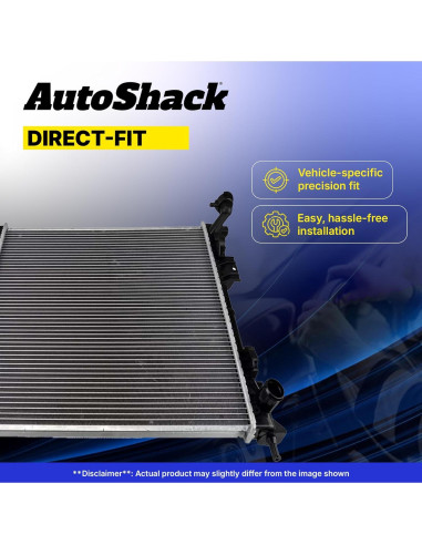 Radiador Auto Shack para Toyota C-HR 2018-2022 y Corolla 1.8L 2.0L