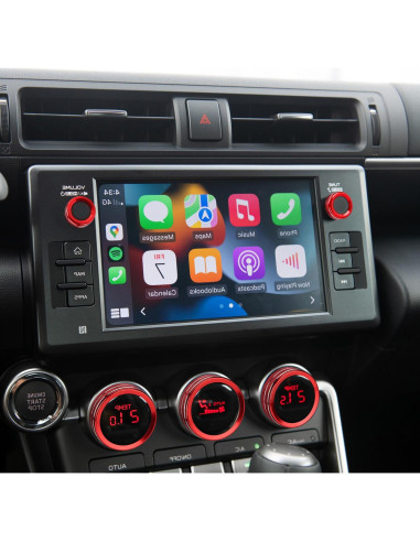 Trims de Perilla de AC Auovo 5PCS para Subaru BRZ y GR86