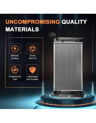 Radiador RADIOFAR para Pontiac Vibe y Toyota Corolla 1.8L