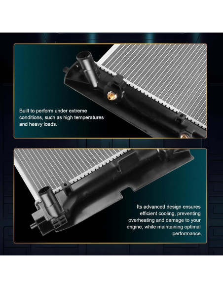 Radiador RADIOFAR para Pontiac Vibe y Toyota Corolla 1.8L