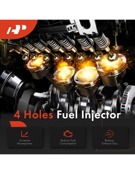 Conjunto Inyectores de Combustible A-Premium para Toyota Corolla y Chevrolet Prizm 1.8L