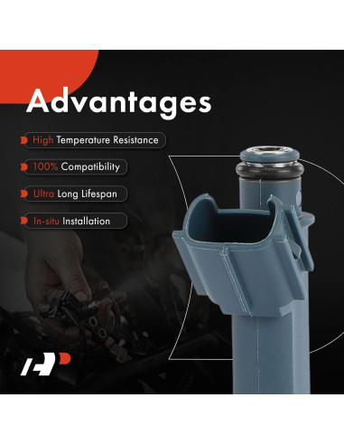 Conjunto Inyectores de Combustible A-Premium para Toyota Corolla y Chevrolet Prizm 1.8L