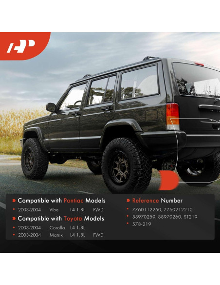 Correa de tanque de combustible A-Premium para Pontiac Vibe y Toyota Corolla 1.8L