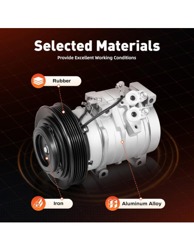 Compresor de Aire Acondicionado Ynomdusa CO 27000C para Toyota