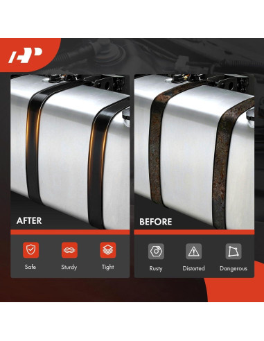 Correa de tanque de combustible A-Premium para Pontiac Vibe y Toyota Corolla 1.8L