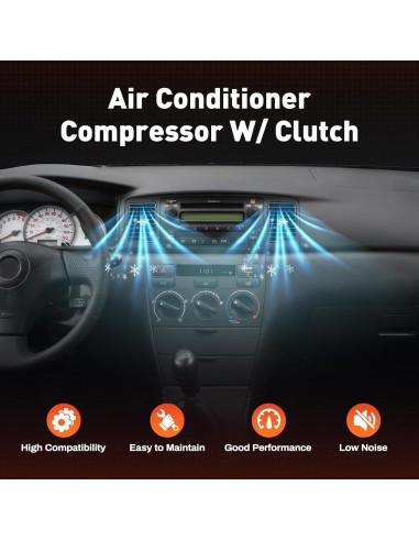 Compresor de Aire Acondicionado Ynomdusa CO 27000C para Toyota