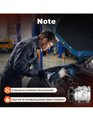 Compresor de Aire Acondicionado Ynomdusa CO 27000C para Toyota