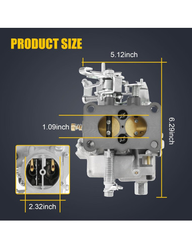 Carburador RUIANOMG para Toyota Corolla 1968-1981 y Suzuki Samurai