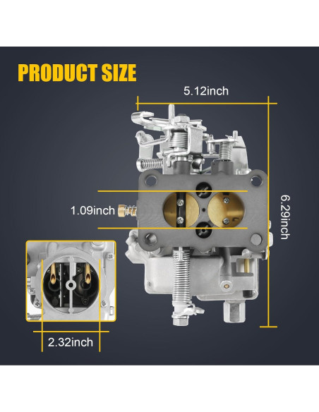 Carburador RUIANOMG para Toyota Corolla 1968-1981 y Suzuki Samurai