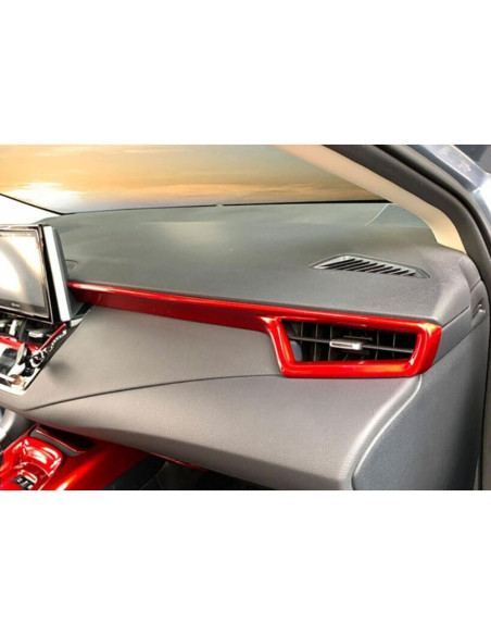 Accesorios Toyota Corolla 2020-2025 ABS Rojo 3PCS Set