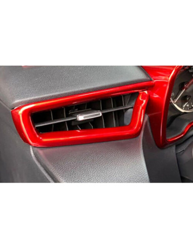 Accesorios Toyota Corolla 2020-2025 ABS Rojo 3PCS Set