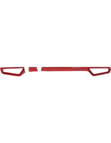 Accesorios Toyota Corolla 2020-2025 ABS Rojo 3PCS Set