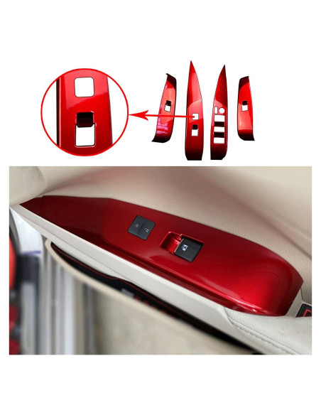 Tapa Rojo Panel Control Ventana Toyota Camry 2018-2024