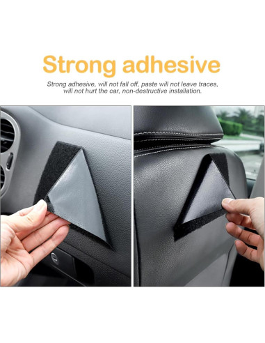 Organizador de Asiento de Coche Osilly en Cuero PU Negro