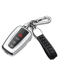 Cubierta de Llavero Autophone TPU Plata para Toyota 2020-2024