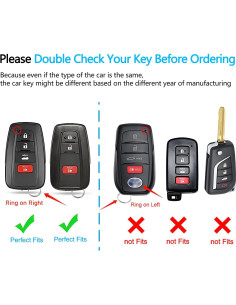 Cubierta de Llavero Autophone TPU Plata para Toyota 2020-2024 2