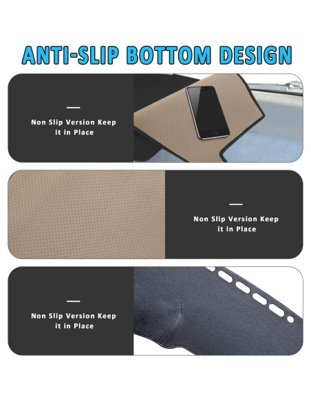 Cubierta de tablero HEDAQI para Toyota Corolla 2019-2024 gris