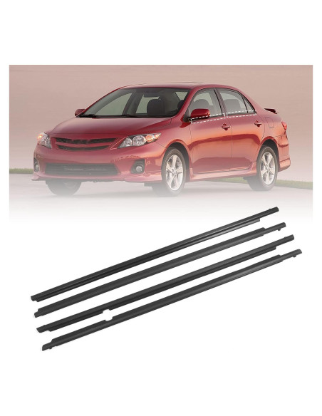 Moldura de Ventana YZQPNB para Toyota Corolla 2009-2012