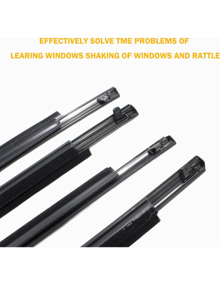 Moldura de Ventana YZQPNB para Toyota Corolla 2009-2012