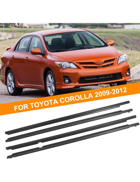 Moldura de Ventana YZQPNB para Toyota Corolla 2009-2012