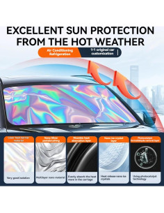 Cubierta de Parabrisas Solar JIADIANYOU para Toyota Corolla 2007-2025 2