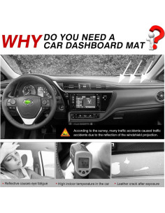 Cubierta de tablero Cartist para Toyota Corolla 2014-2018 2