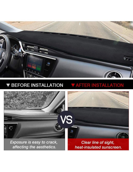 Cubierta de tablero Cartist para Toyota Corolla 2014-2018