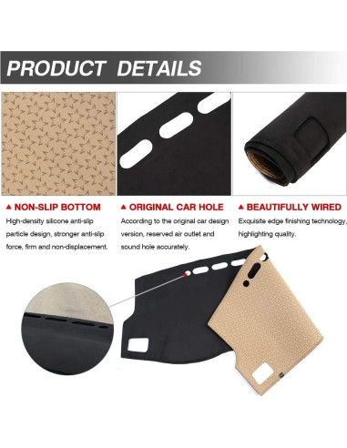 Cubierta de tablero Cartist para Toyota Corolla 2014-2018