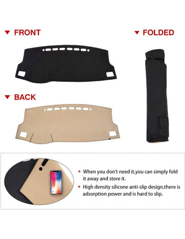 Cubierta de tablero Cartist para Toyota Corolla 2014-2018