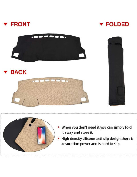 Cubierta de tablero Cartist para Toyota Corolla 2014-2018