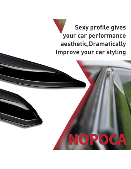 Deflectores de Ventana NOPOCA para Corolla 2019-2024 4pcs
