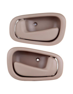 Mangos de Puerta Interior ECCPP para Toyota Corolla 1998-2002 Beige (2pcs)