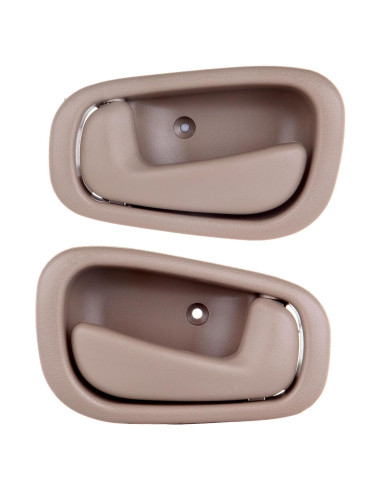 Mangos de Puerta Interior ECCPP para Toyota Corolla 1998-2002 Beige (2pcs)
