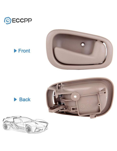 Mangos de Puerta Interior ECCPP para Toyota Corolla 1998-2002 Beige (2pcs)