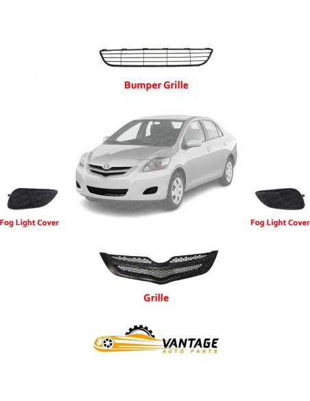Parachoques Delantero Toyota Yaris 2007-2008 Vantage