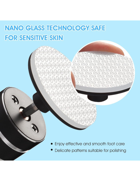 Removedor de Callos Eléctrico ADVEZO 2-en-1 USB Negro