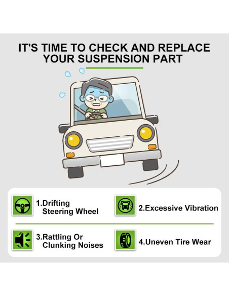 Kit de Suspensión Delantera SCITOO para Toyota Yaris 2007-2008