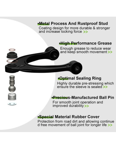 Kit de Suspensión Delantera SCITOO para Toyota Yaris 2007-2008