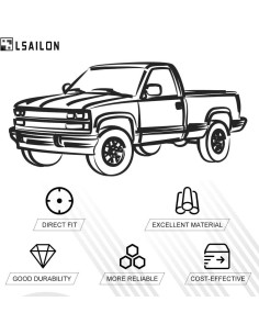 Kit de Suspensión LSAILON 8 Piezas para Toyota Yaris 2007-2012 2