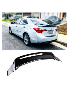 Alerón de Maletero Estilo RS Negro Brillante Toyota Corolla 2014-2018