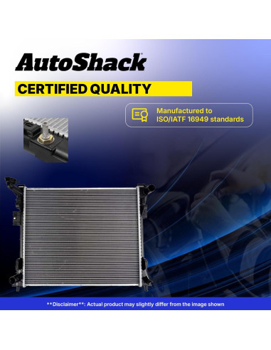 Radiador AutoShack para Toyota Yaris 2019 y Scion xD 1.5L 1.8L