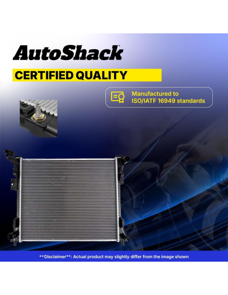 Radiador AutoShack para Toyota Yaris 2019 y Scion xD 1.5L 1.8L
