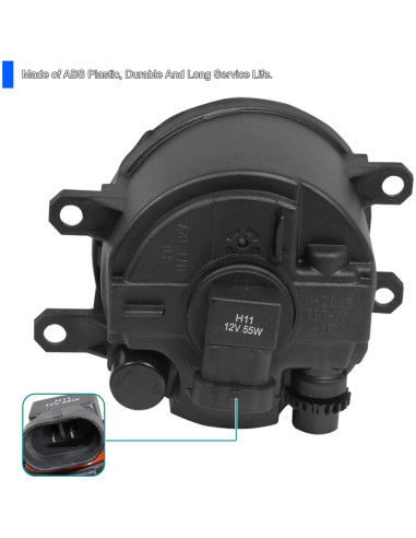 Luces Antiniebla SPEC-D TUNING para Toyota Yaris 2012-2014