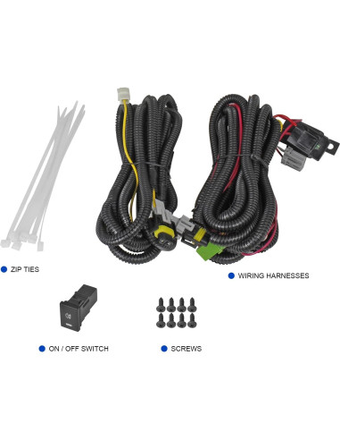 Luces Antiniebla SPEC-D TUNING para Toyota Yaris 2012-2014