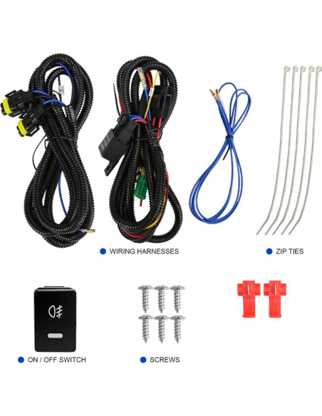 Luces Antiniebla Claras SPEC-D Tuning para Toyota Yaris 15-17